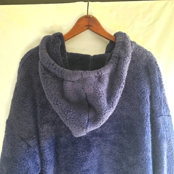 Aerie Navy Blue Pullover Hoodie Size 2XL - Picture 4 of 5